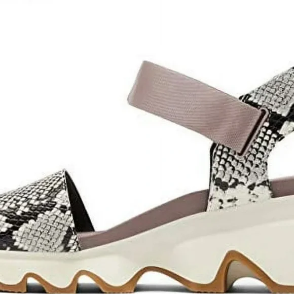 Sorel Black and Cream Strappy Sandals - Picture 6 of 6